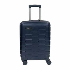 VIP Xion 4 Wheel Hard Casing Cabin Luggage Trolley 33x57x80cm Large navy Blue - Al Masam Stationery LLC