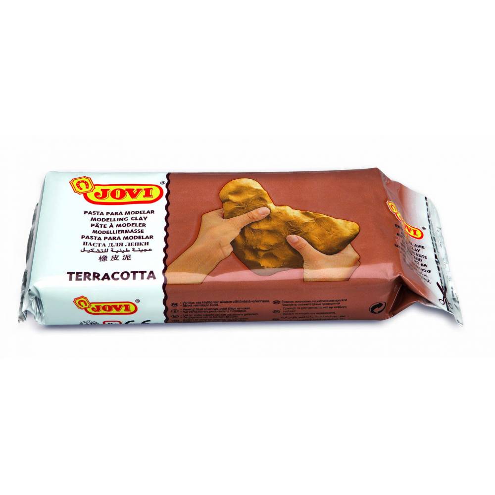JOVI Air Hardening Clay 1Kg Brown - Al Masam Stationery LLC Main image