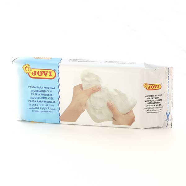 JOVI Air Hardening Clay 1Kg White - Al Masam Stationery LLC Main image
