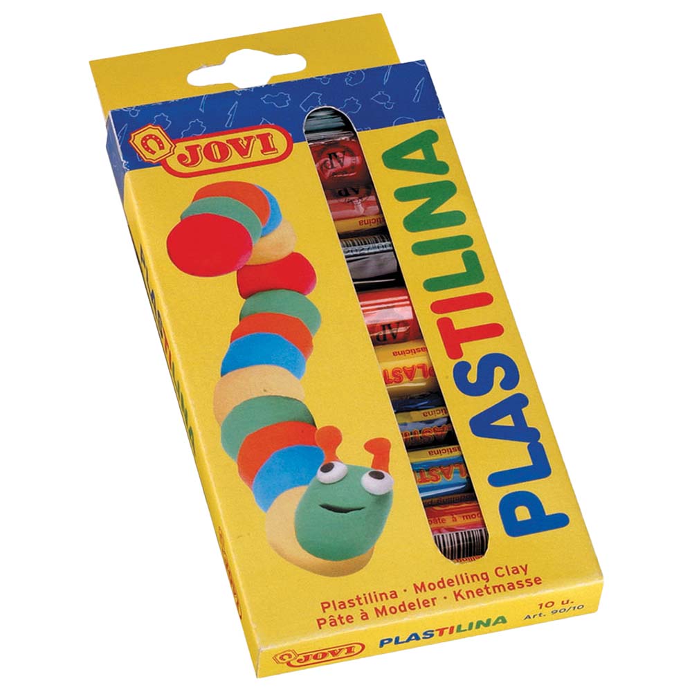 JOVI Plastilina Modelling Clay 10Color Blister 15g each - Al Masam Stationery LLC Main image