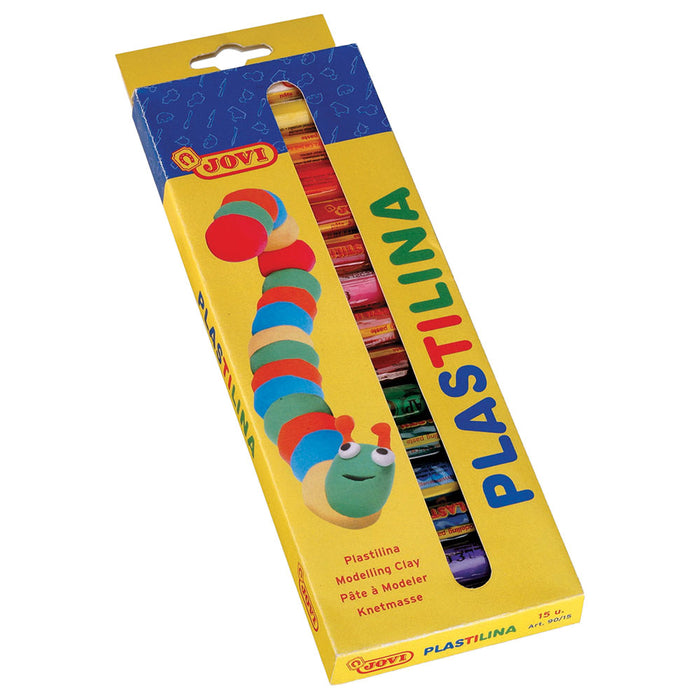 JOVI Plastilina Modelling Clay 15Color Blister 15g each - Al Masam Stationery LLC