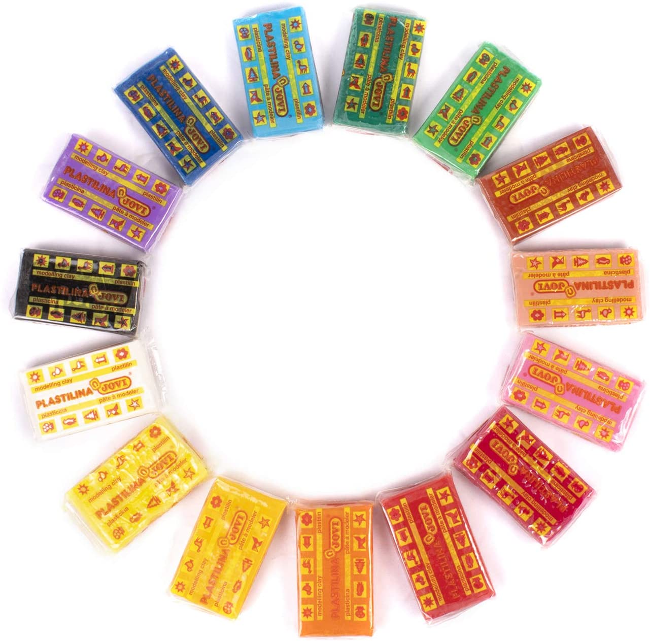 JOVI Plastilina Modelling Clay 30Color 50g each - Al Masam Stationery LLC
