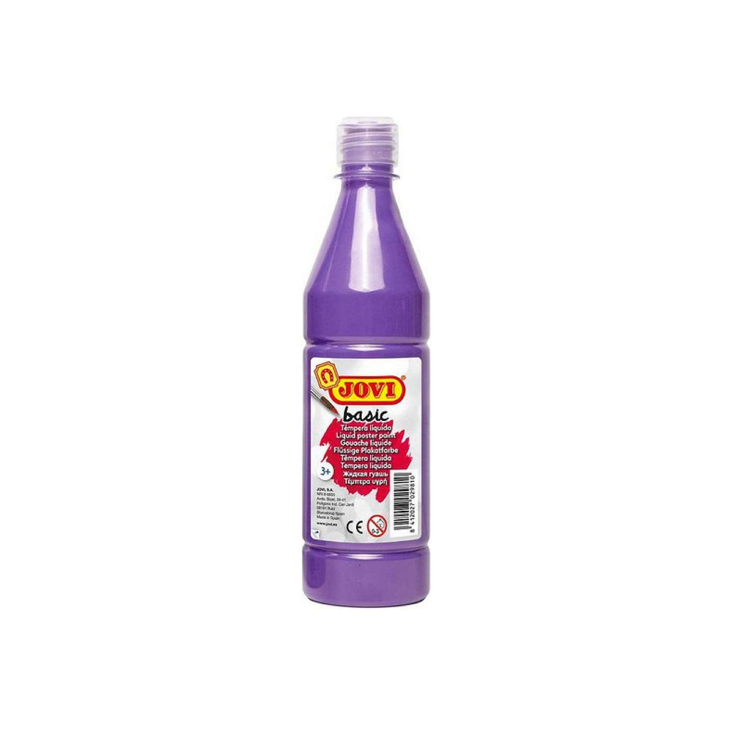 JOVI Basic Liquid Poster Paint Bottle 500ml Violet - Al Masam Stationery LLC Main image