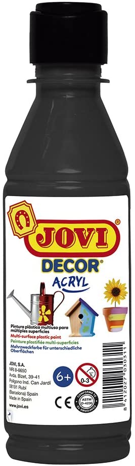 JOVI DECOR BOTTLE OF 250 CC.  BLACK - Al Masam Stationery LLC Main image