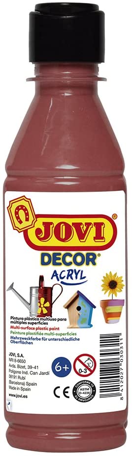 JOVI DECOR BOTTLE OF 250 CC.  BROWN - Al Masam Stationery LLC Main image