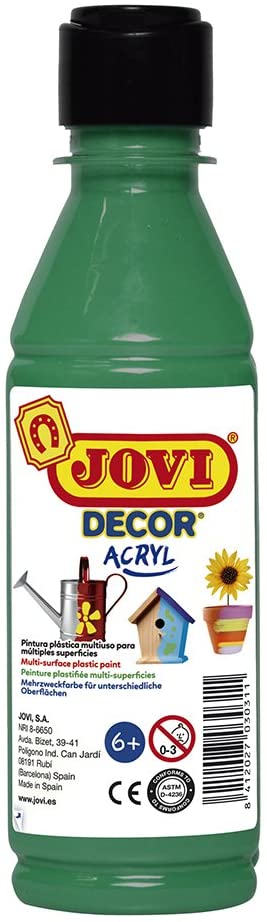 JOVI DECOR BOTTLE OF 250 CC.  DARK GREEN - Al Masam Stationery LLC Main image