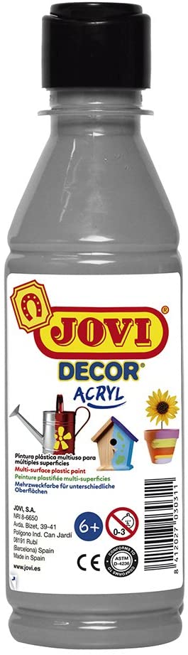 JOVI DECOR BOTTLE OF 250 CC.  SILVER - Al Masam Stationery LLC Main image