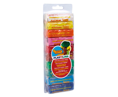 Plastilina Modelling Clay 10 Colour Blister 25g - Al Masam Stationery LLC Main image
