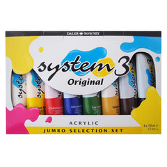 Daler Rowney Acrylic System 3 Original Jumbo Selection Set