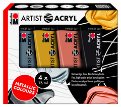 Marabu Artist Acryl Assortment Of 12 Model 2 - Al Masam Stationery LLC