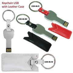 Keychain USB with Leather Case - Al Masam Stationery LLC