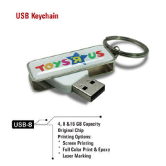 Metal Keychain USB - Al Masam Stationery LLC