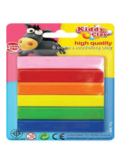 Kiddy Clay 6 Plastic Molds in poly bag - Al Masam Stationery LLC