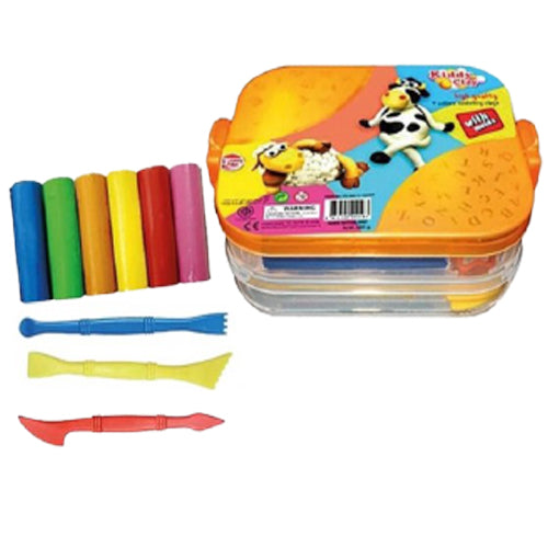 Kiddy Clay Modelling Clay - (10 Molds) - Al Masam Stationery LLC Main image