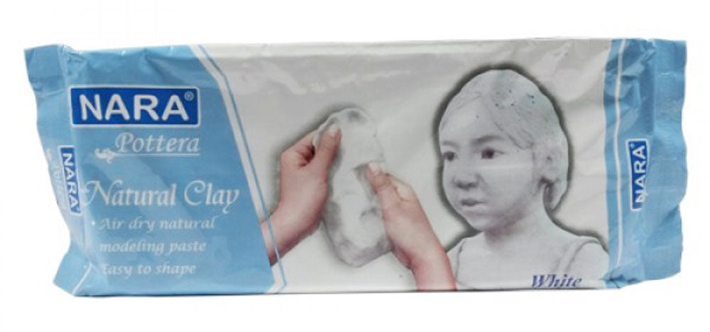 Kiddy Clay Natural Clay 500gm White - Al Masam Stationery LLC Main image
