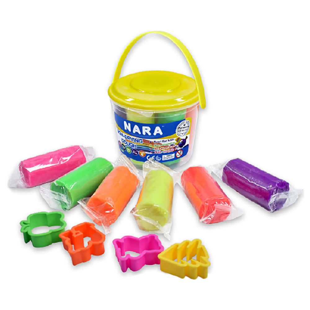 Kiddy Clay Non drying dough 6 color 270g + 4ct - Al Masam Stationery LLC Main image