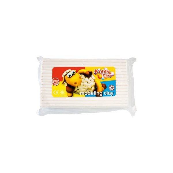 Kiddy Clay White Ceramic Natural Clay 500g - Al Masam Stationery LLC Main image