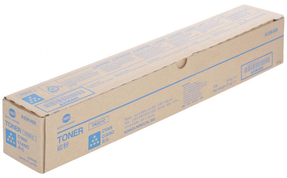 Konica Minolta Toner TN321 Cyan Secondary image