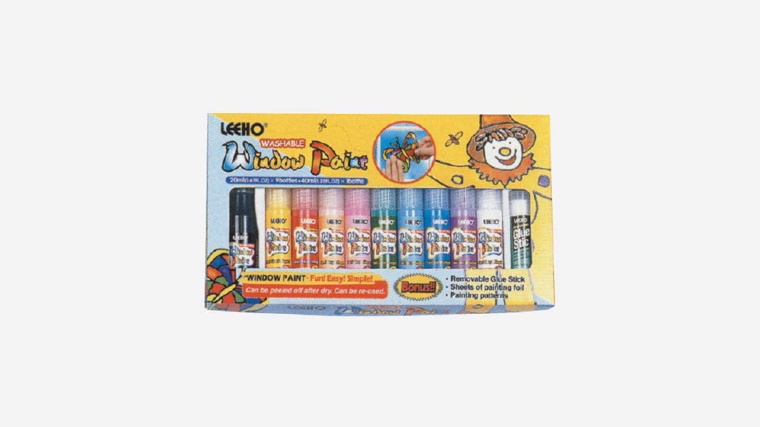 Leeho Window Paint 20ml Set of 9 Colors - Al Masam Stationery LLC Main image