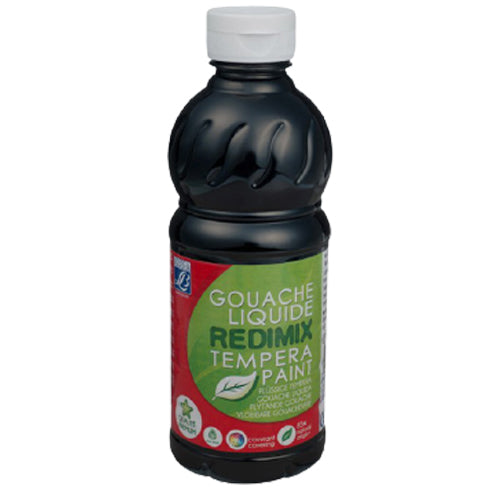 Lefranc & Bourgeois Gouache Liquide Redimix Black - Al Masam Stationery LLC Main image