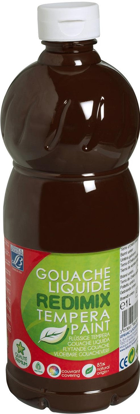 Lefranc & Bourgeois Gouache Liquide Redimix Brunt Umber Secondary image