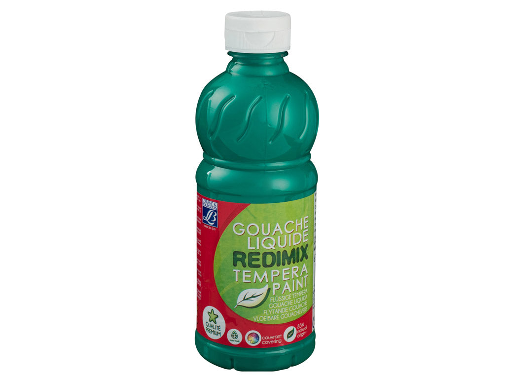 Lefranc & Bourgeois Gouache Liquide Redimix Emerald Green - Al Masam Stationery LLC Main image