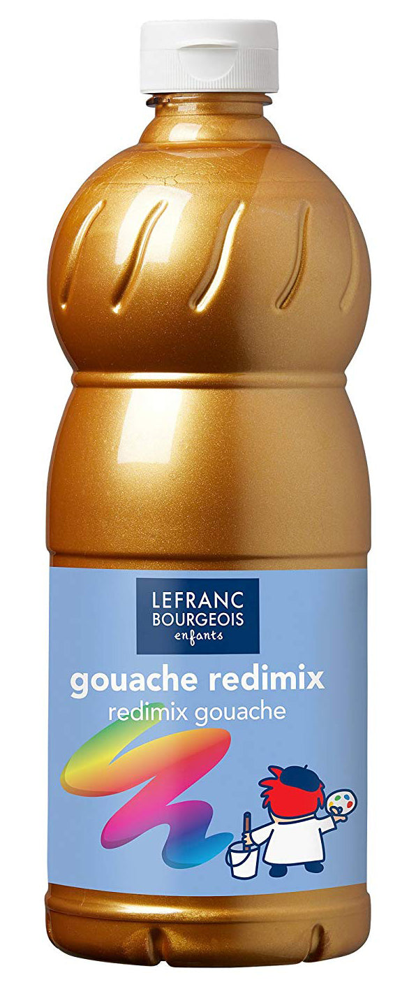 Lefranc & Bourgeois Gouache Liquide Redimix Gold - Al Masam Stationery LLC Main image