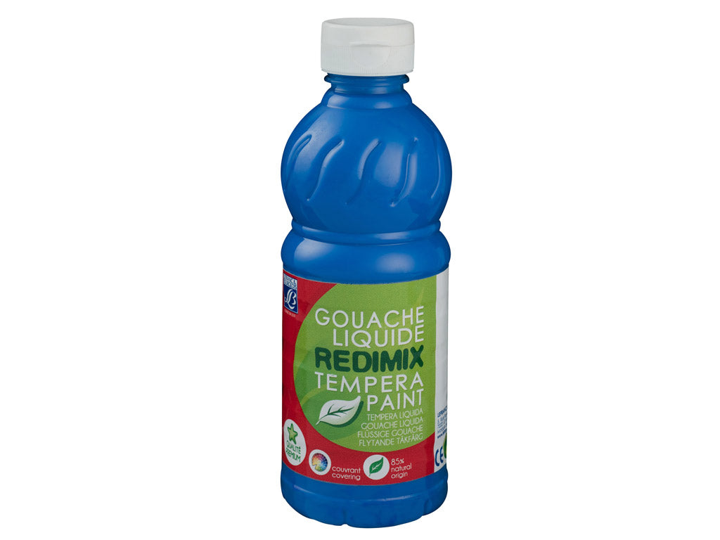Lefranc & Bourgeois Gouache Liquide Redimix Primary Blue - Al Masam Stationery LLC Main image