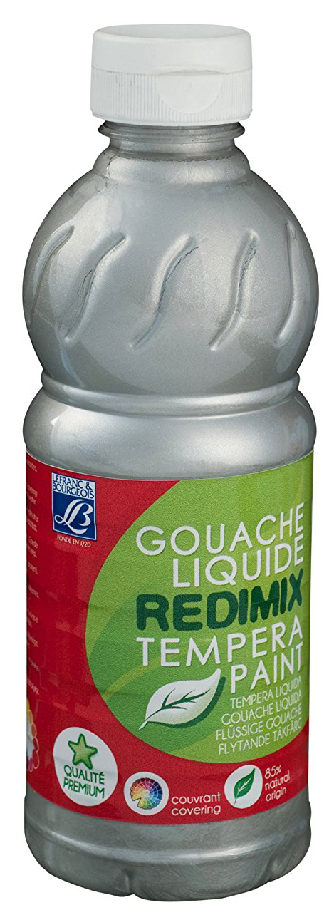 Lefranc & Bourgeois Gouache Liquide Redimix Silver Secondary image