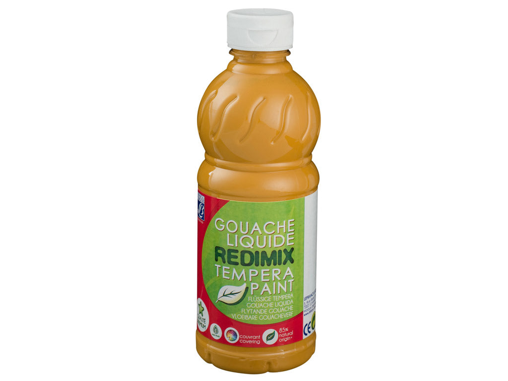 Lefranc & Bourgeois Gouache Liquide Redimix Yellow Ochre - Al Masam Stationery LLC Main image