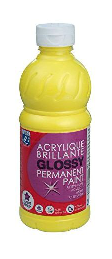 Lefranc & Bourgeois Glossy Acrylic Paint Lemon Yellow - Al Masam Stationery LLC Main image