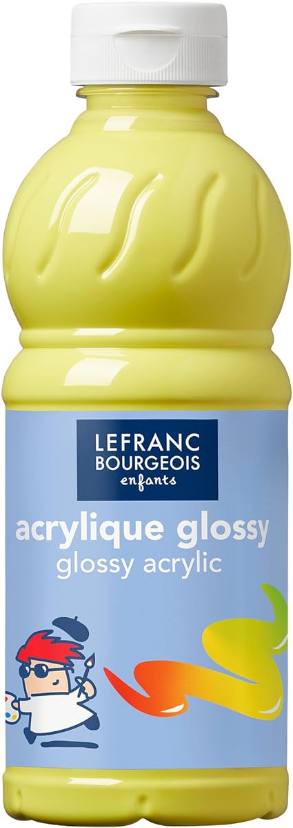 Lefranc & Bourgeois Glossy Acrylic Paint Lemon Yellow Secondary image