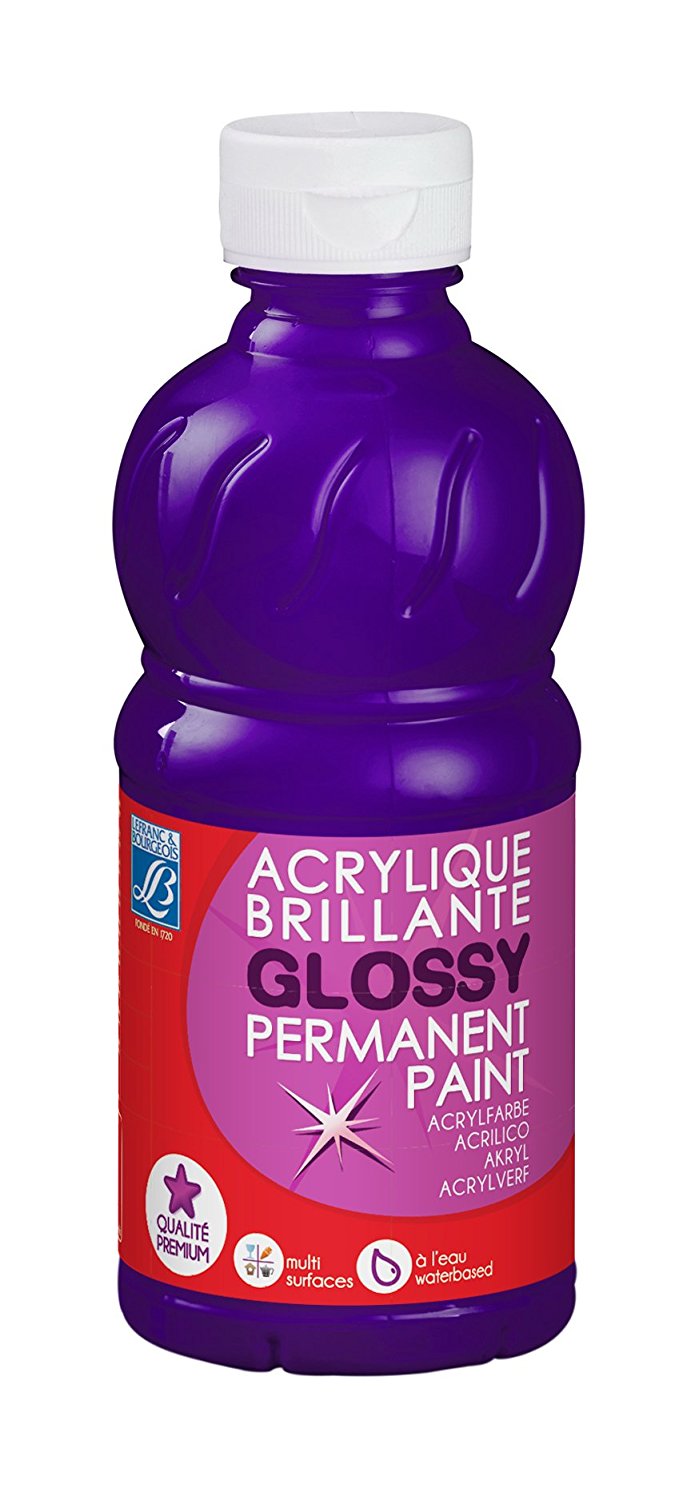 Lefranc & Bourgeois Glossy Acrylic Paint Violet - Al Masam Stationery LLC Main image