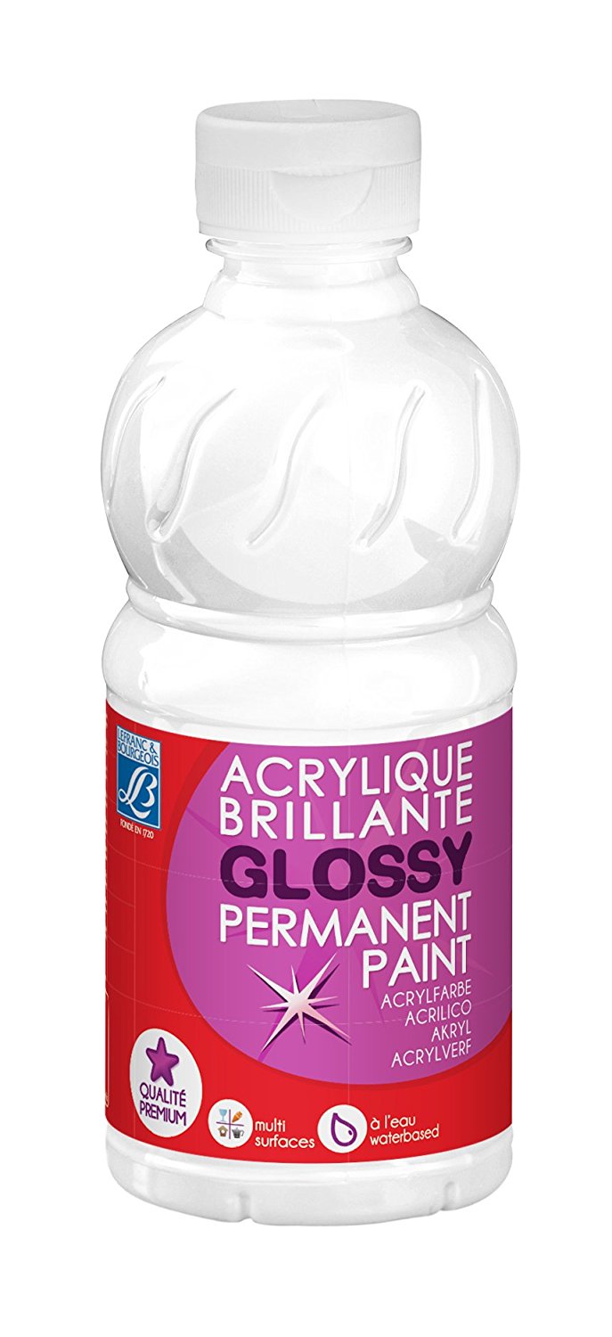 Lefranc & Bourgeois Glossy Acrylic Paint White - Al Masam Stationery LLC Main image