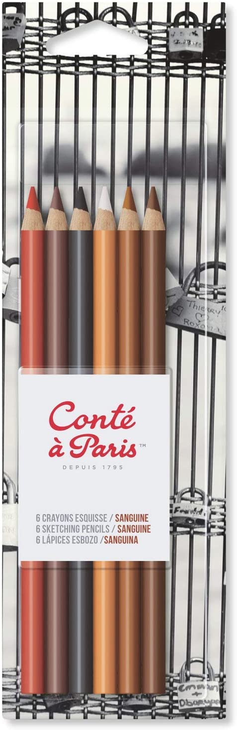 CONTE ESQUISSE CARRE SET SANGUINE Main image