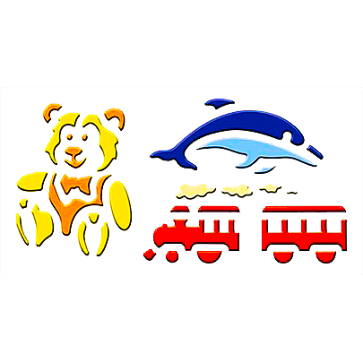 Lefranc & Bourgeois 3D Stencils 30*15cm  - Child Collection - Al Masam Stationery LLC Main image