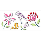 Lefranc & Bourgeois 3D Stencil Stencil, 30 x 15 cm, Countryside collection - Al Masam Stationery LLC