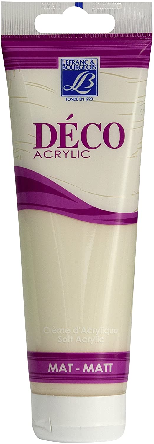Lefranc & Bourgeois acrylic paint, White sand, 120ml tube - Al Masam Stationery LLC Main image