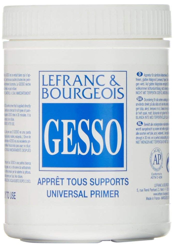 Lefranc & Bourgeois Gesso 500ml Jar - Al Masam Stationery LLC