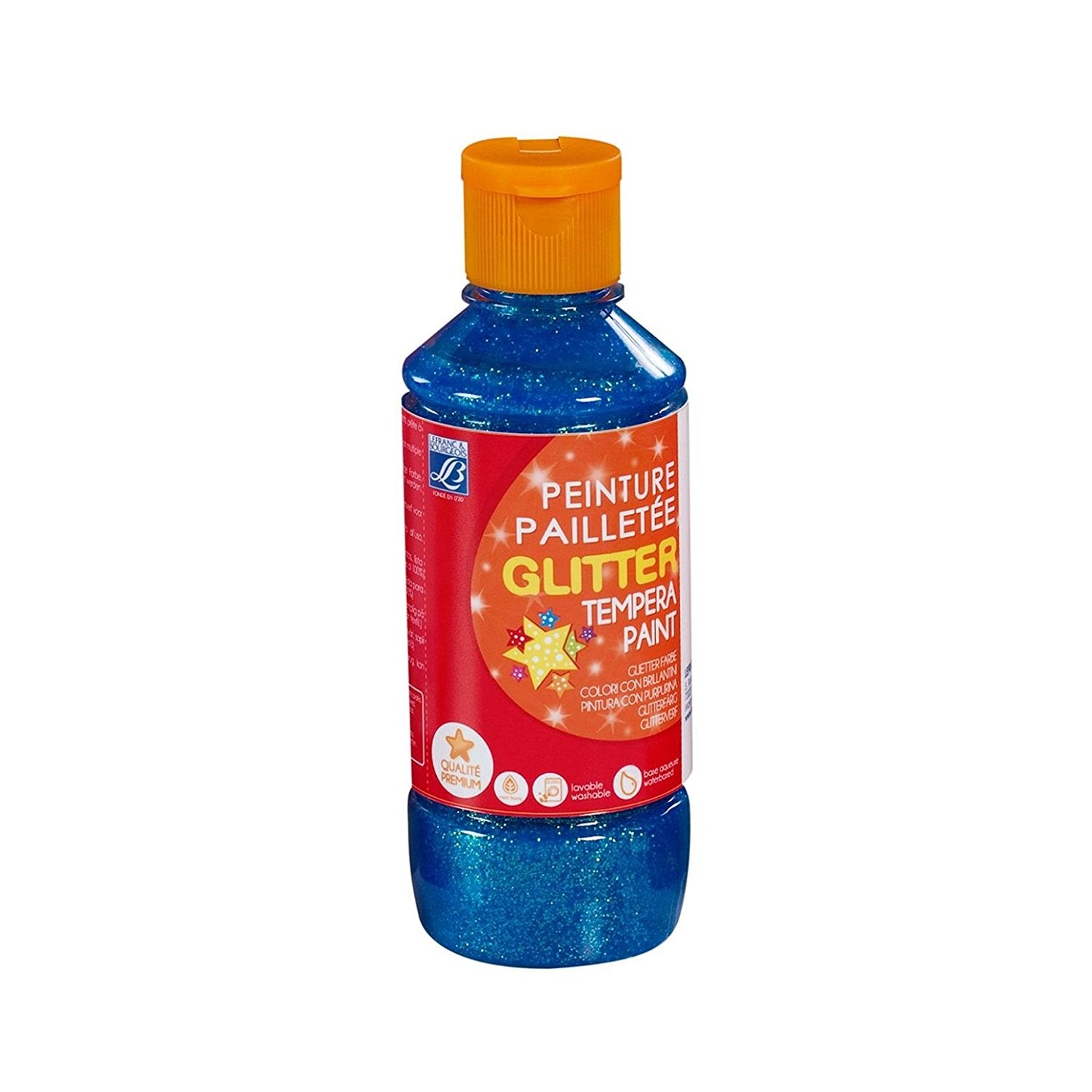 Lefranc & Bourgeois Glitter Paint Light Blue - Al Masam Stationery LLC Main image
