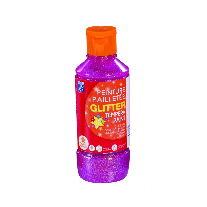 Lefranc & Bourgeois Glitter Paint Purple - Al Masam Stationery LLC Main image