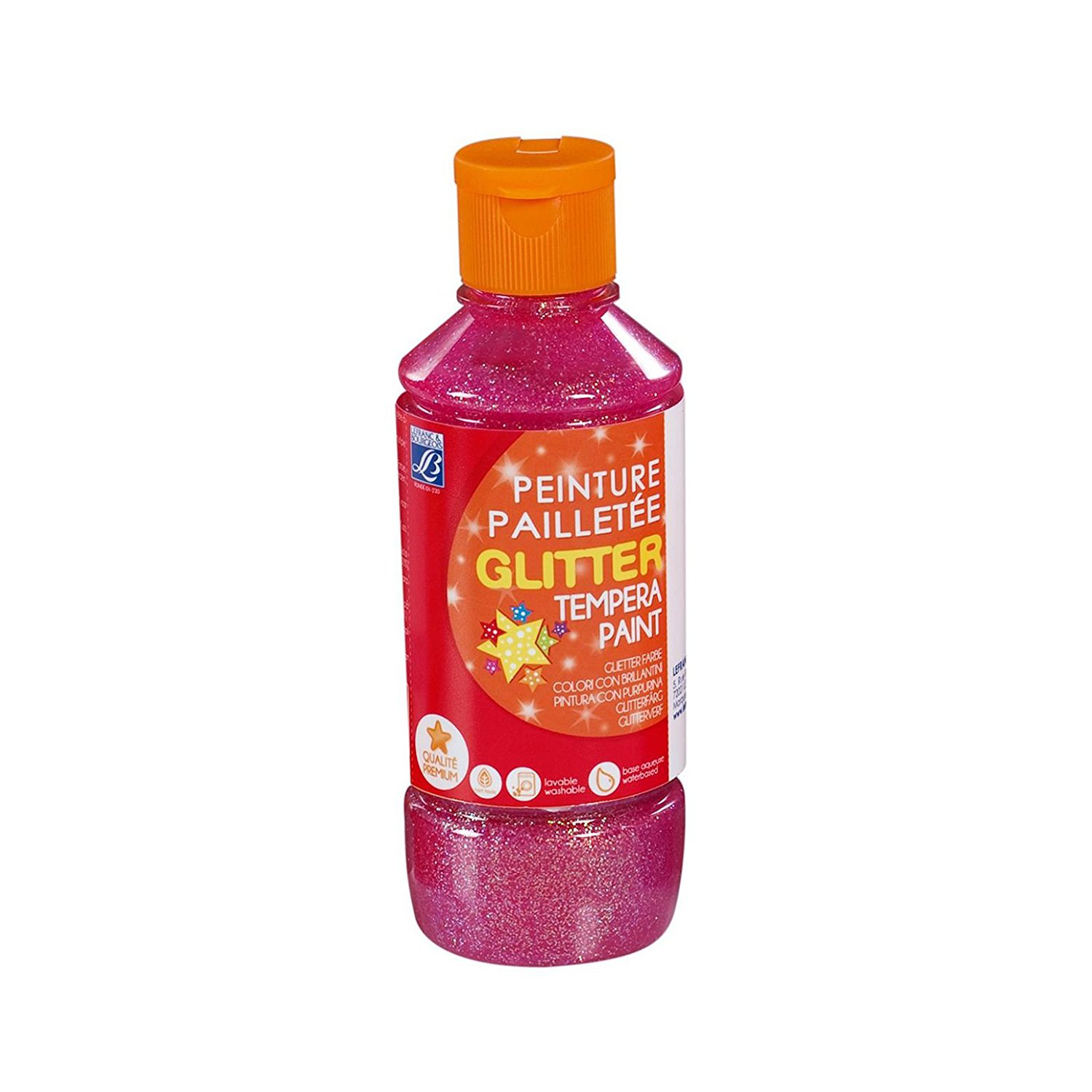 Lefranc & Bourgeois Glitter Paint Rasberry - Al Masam Stationery LLC Main image