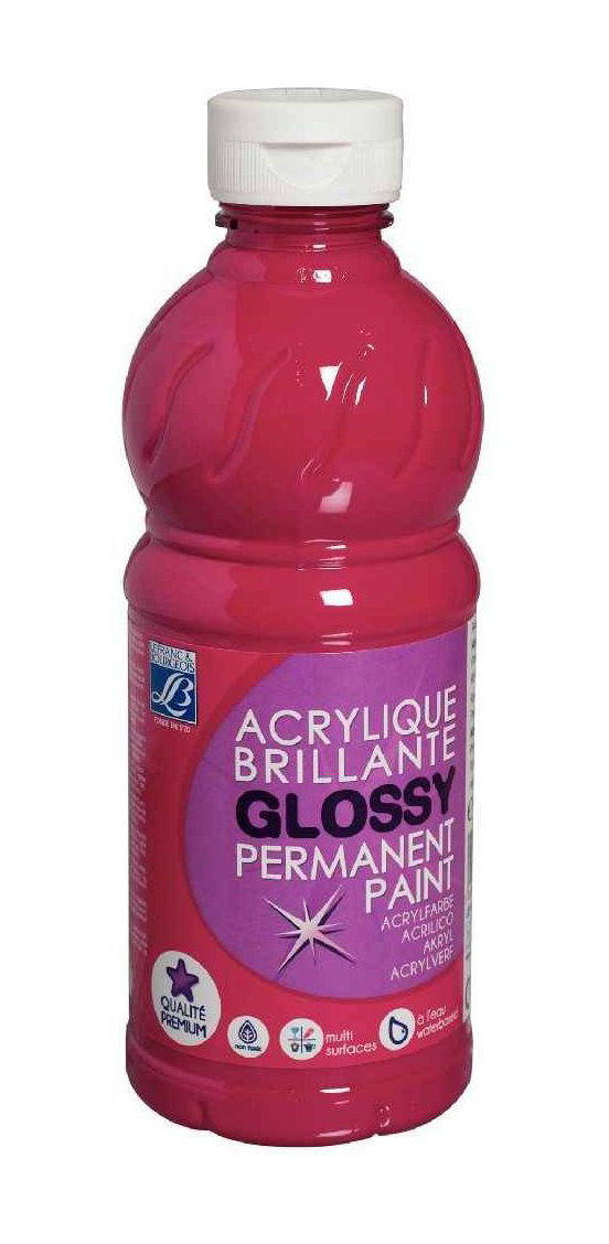Lefranc & Bourgeois Glossy Acrylic Paint Red - Al Masam Stationery LLC Main image