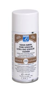 Lefranc & Bourgeois Gouache Varnish 200ml Spray - Al Masam Stationery LLC Main image