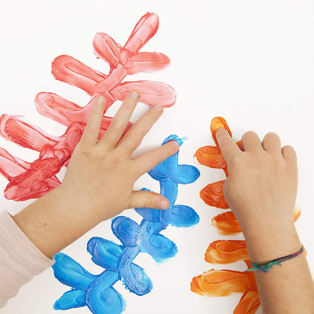 Lefranc Bourgeois - My first washable finger gouaches for children - 10 tubes of 80ml - Al Masam Stationery LLC