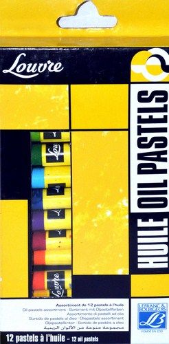 Lefranc & Bourgeois Oil Pastel Colors Box of 12 Oil Pastels 10mm - Al Masam Stationery LLC Main image