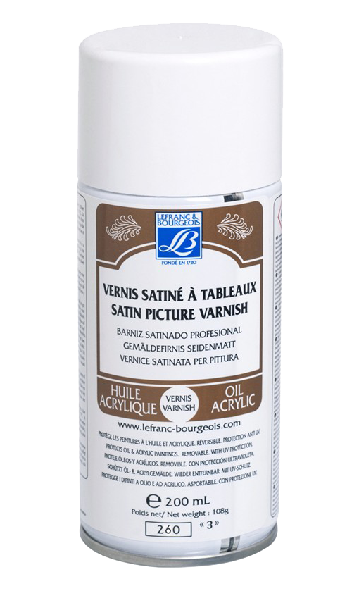 Lefranc & Bourgeois Satin Picture Varnish (Oil) 200ml - Al Masam Stationery LLC