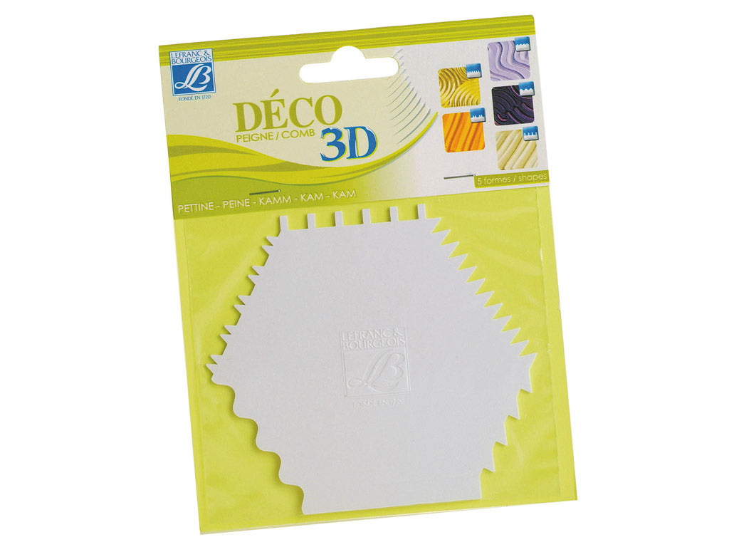 Lefranc & Bourgeois Shades Deco 3D Accessories - Multishape Comb - Al Masam Stationery LLC Main image