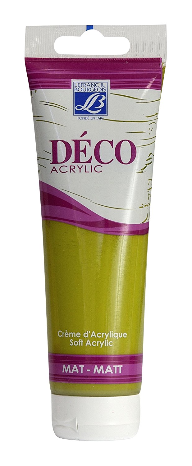 Lefranc & Bourgeois Shades Deco Matt Acrylic Cream BRONZE GREEN - Al Masam Stationery LLC Main image