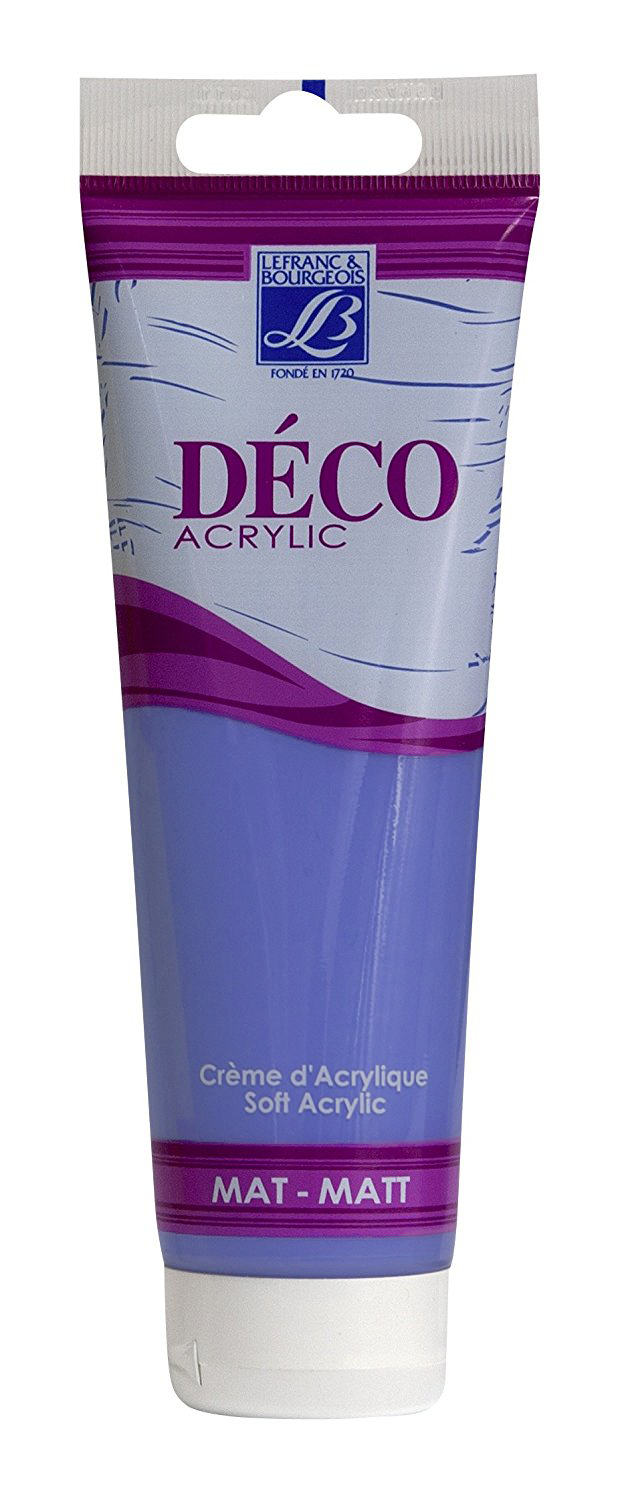 Lefranc & Bourgeois Shades Deco Matt Acrylic Cream CAMPANULA BLUE - Al Masam Stationery LLC Main image